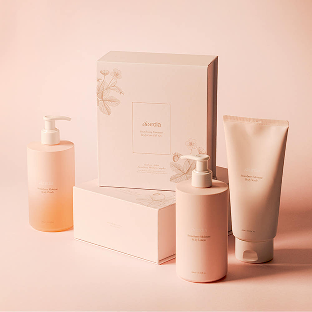 스트로베리 모이스처 기프트세트 2종 (스크럽+로션)